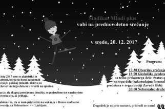 Sindikat Mladi plus vabi na prednovoletno srečanje