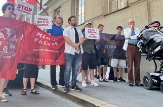 STOP PREKARNOSTI: Novinarska konferenca Sindikata Mladi plus, društva Iskra, Sindikata osebne asistence, Mladega foruma in Sindikata upokojencev Slovenije