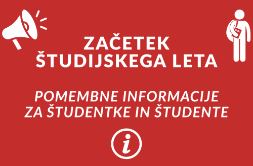 Kaj je dobro vedeti pred začetkom novega študijskega leta?